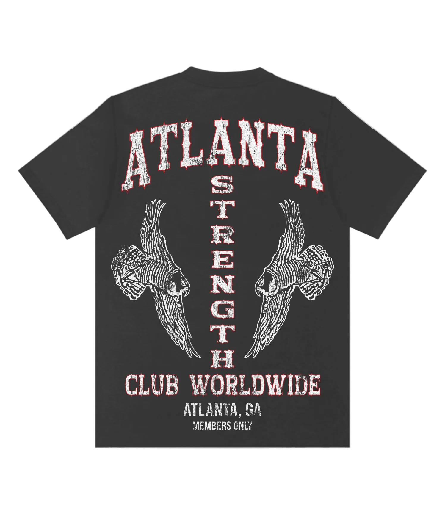 Atlanta Strength Club Black Tee
