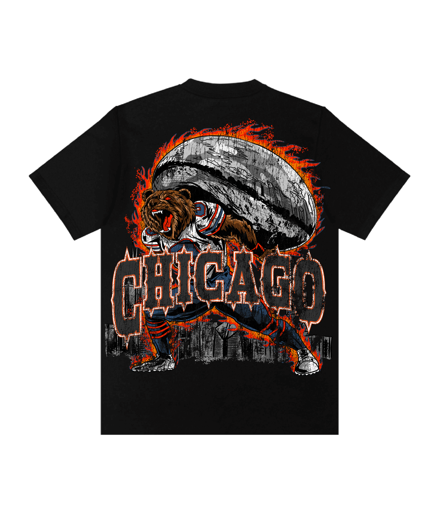 Chicago World Tour Black Tee