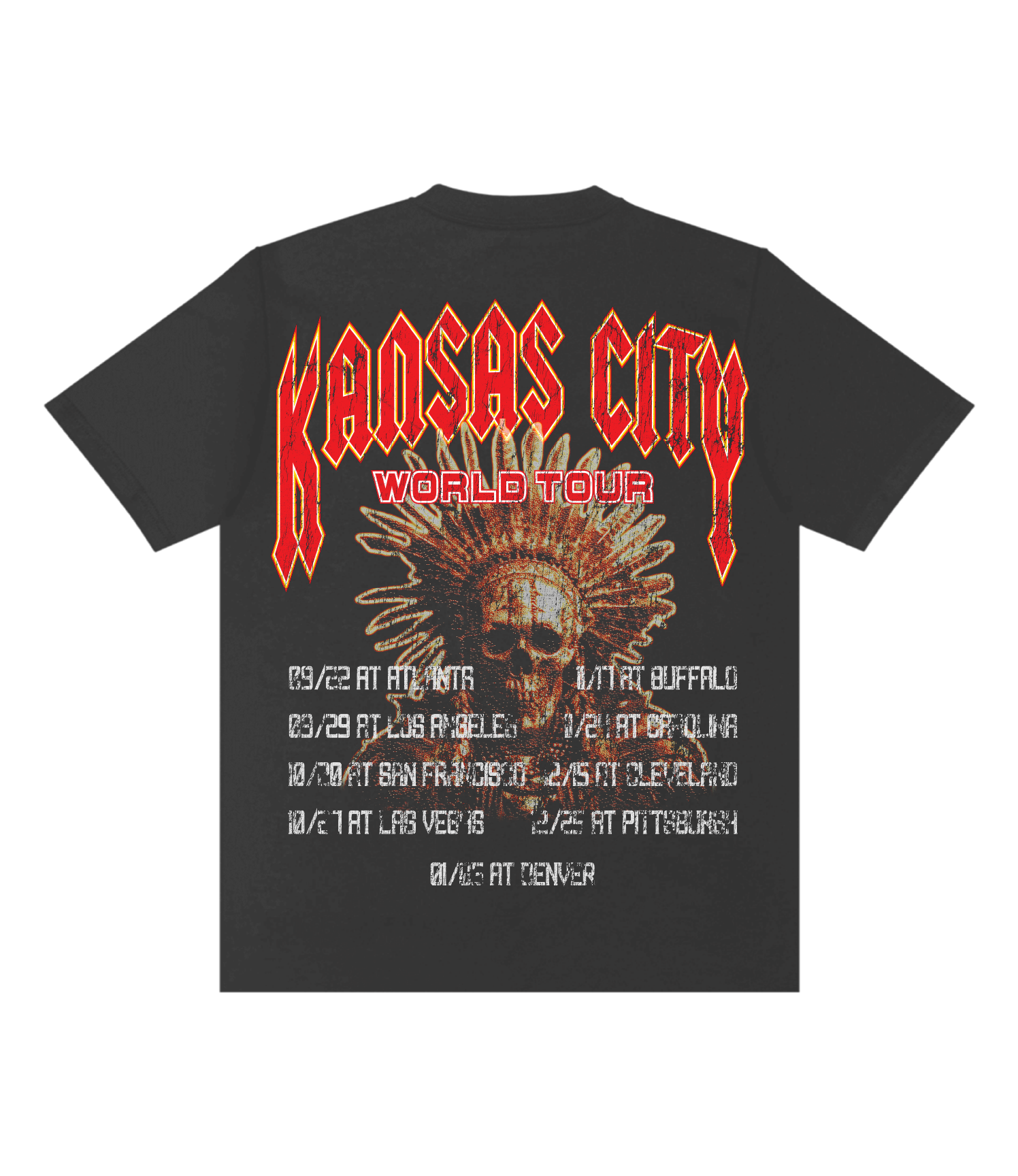KC World Tour Black Tee