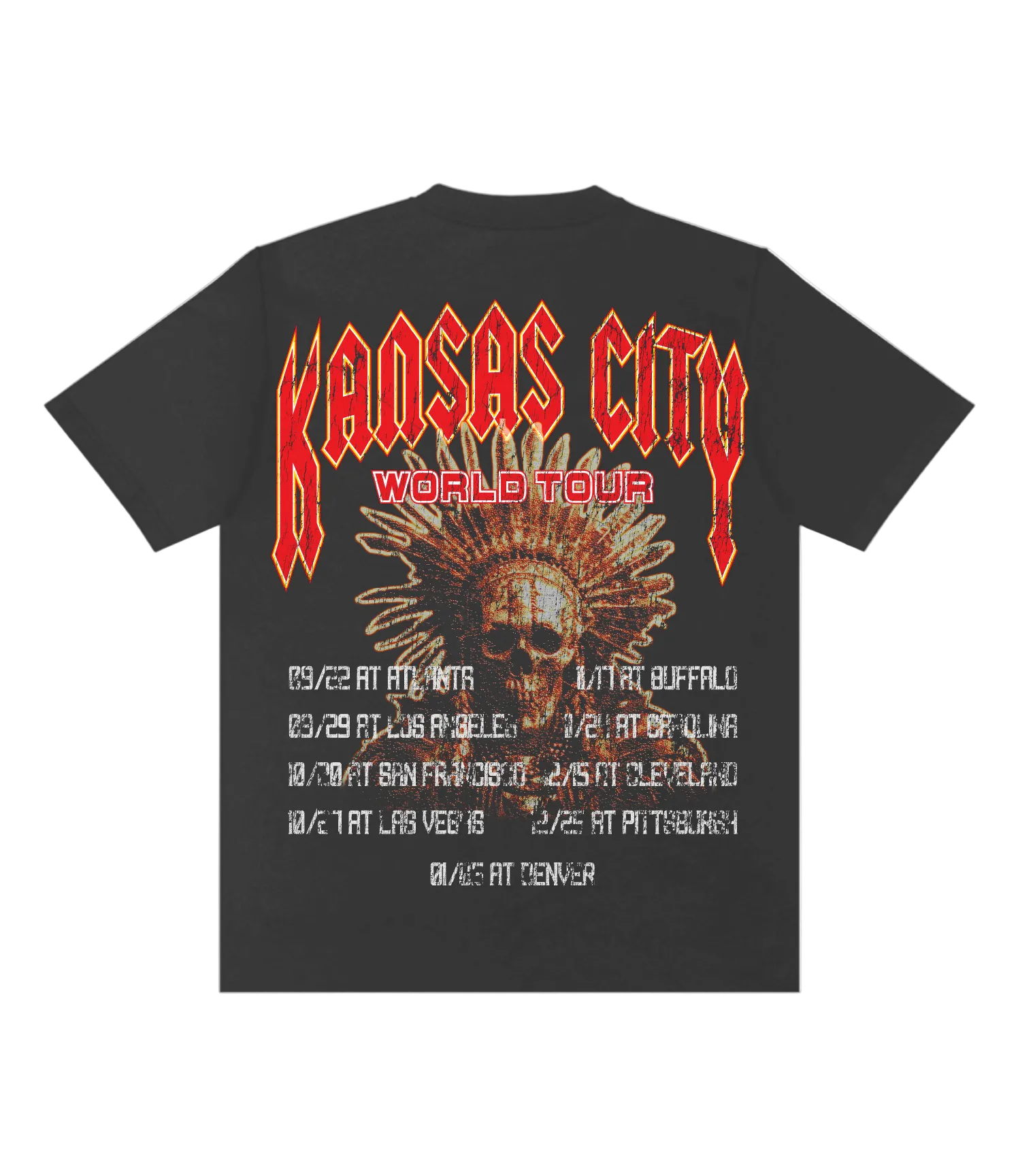 KC World Tour Black Tee
