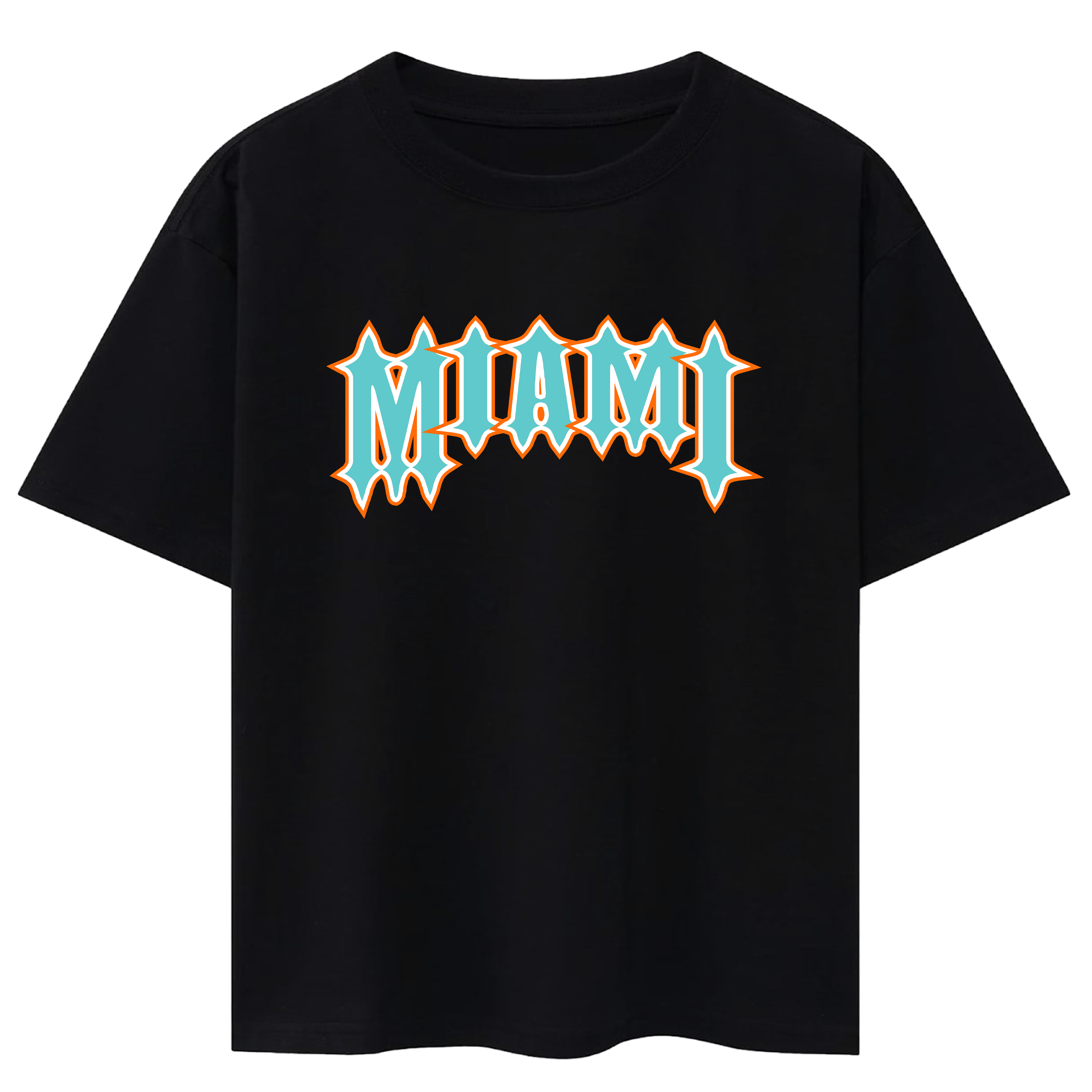 This is Miami Black Tee