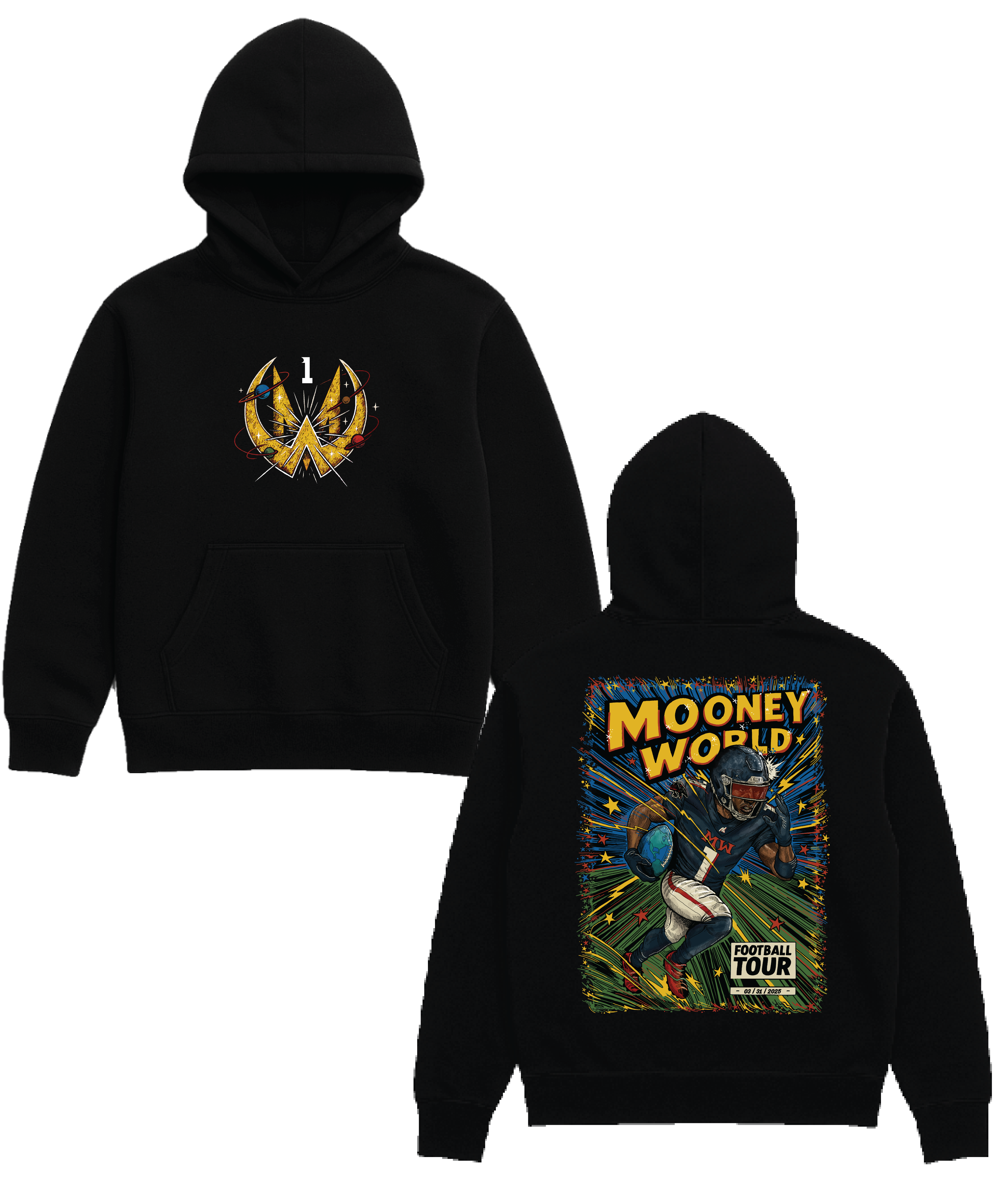 Mooney World Comic Book Hoodie
