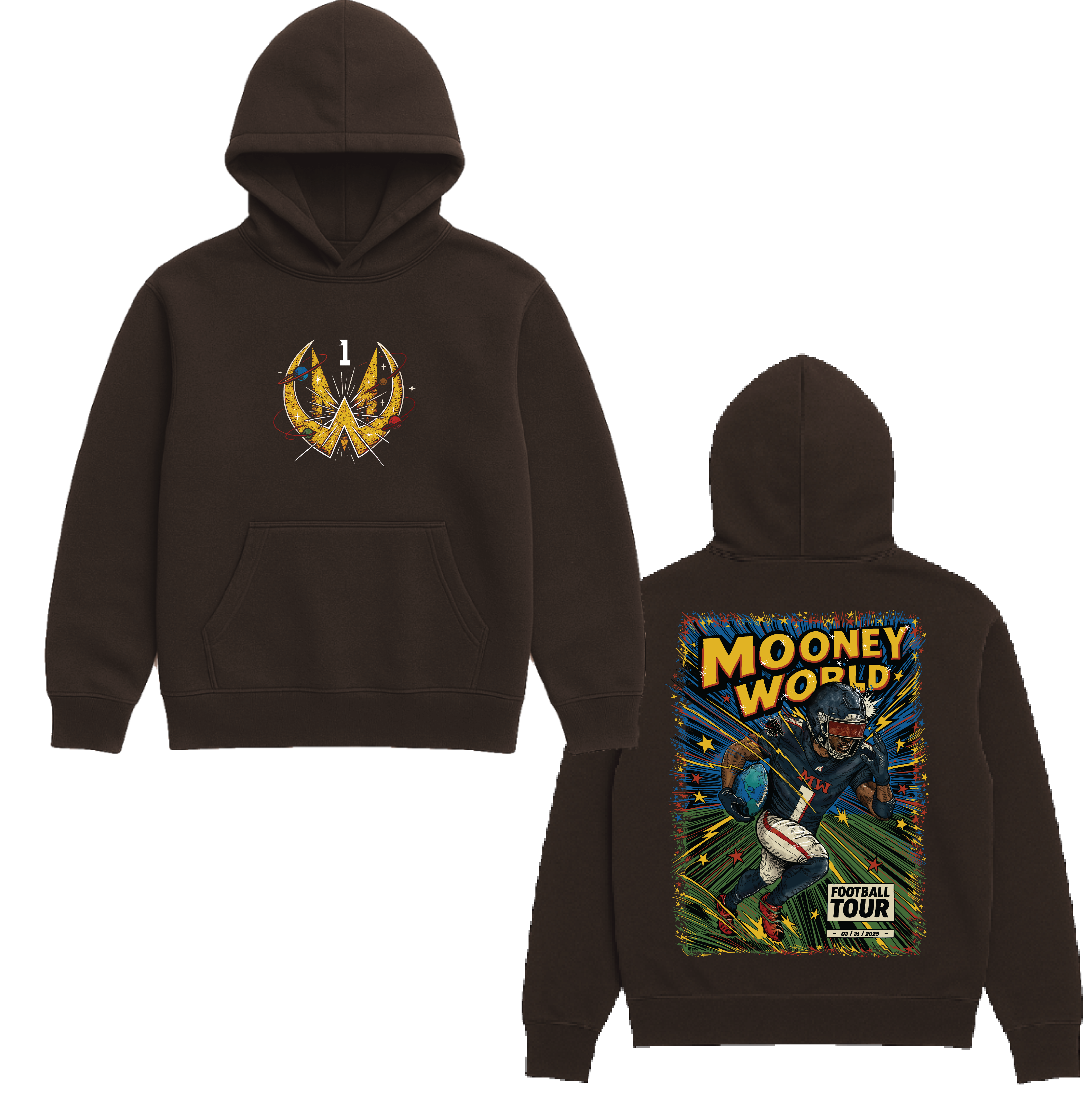 Mooney World Comic Book Hoodie