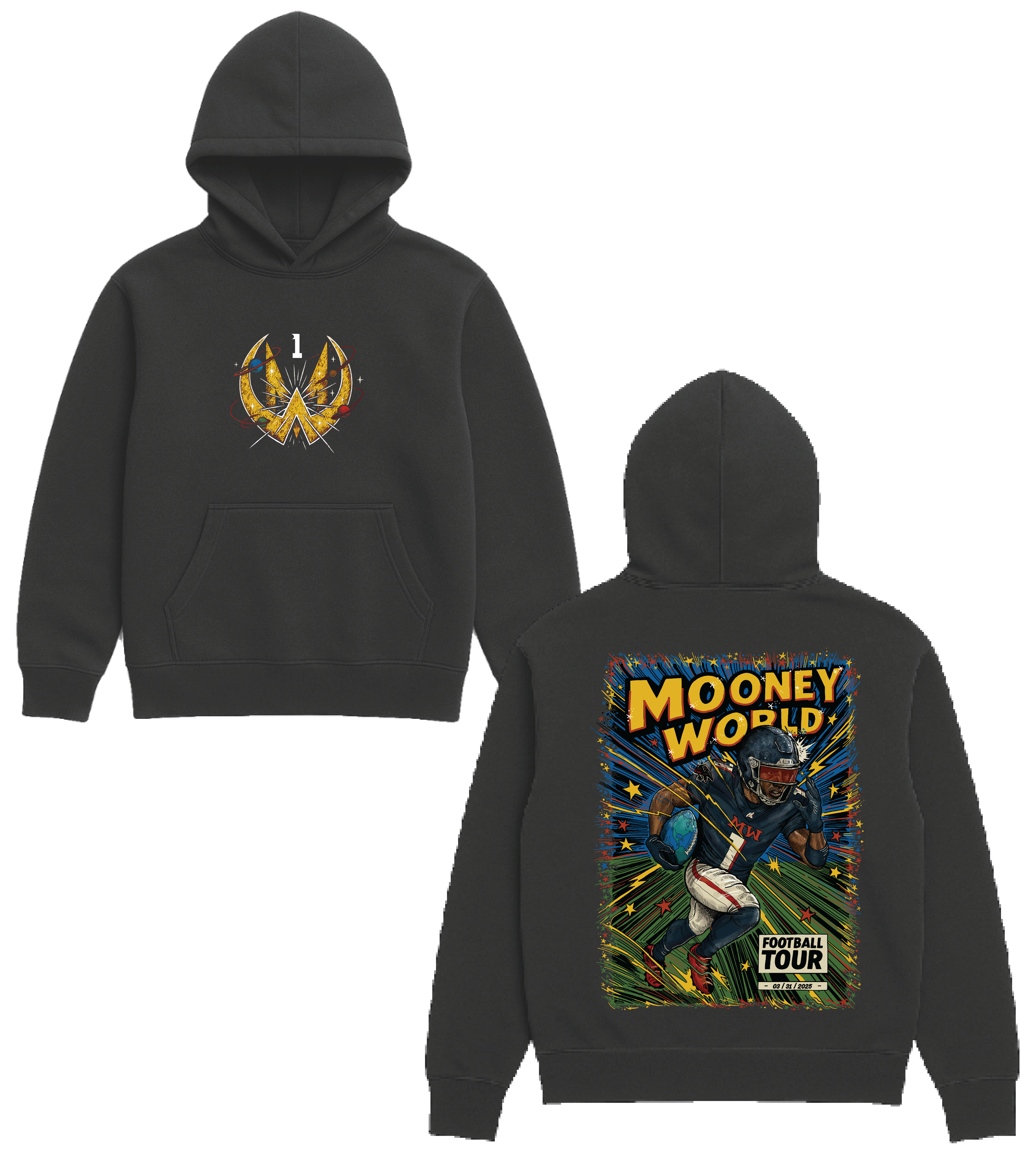 Mooney World Comic Book Hoodie