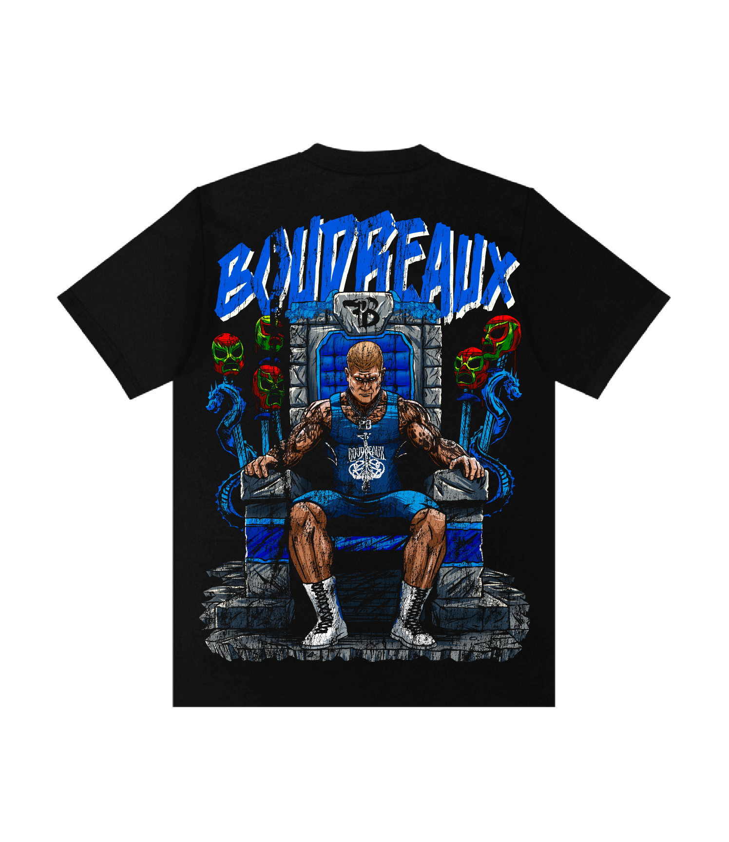 Parker Boudreaux Azul Rey Temido Black Tee