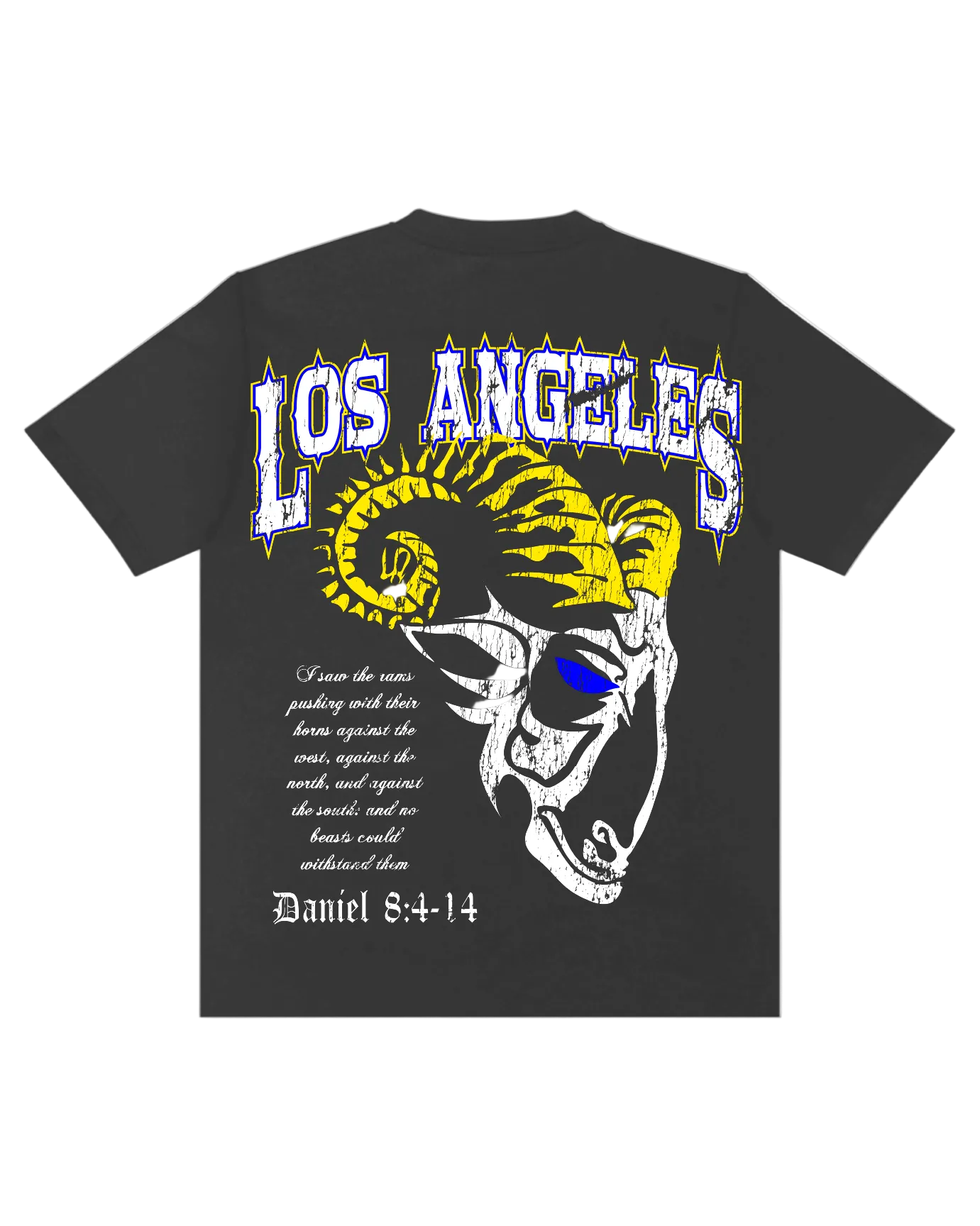 LA Rams Black Tee V1
