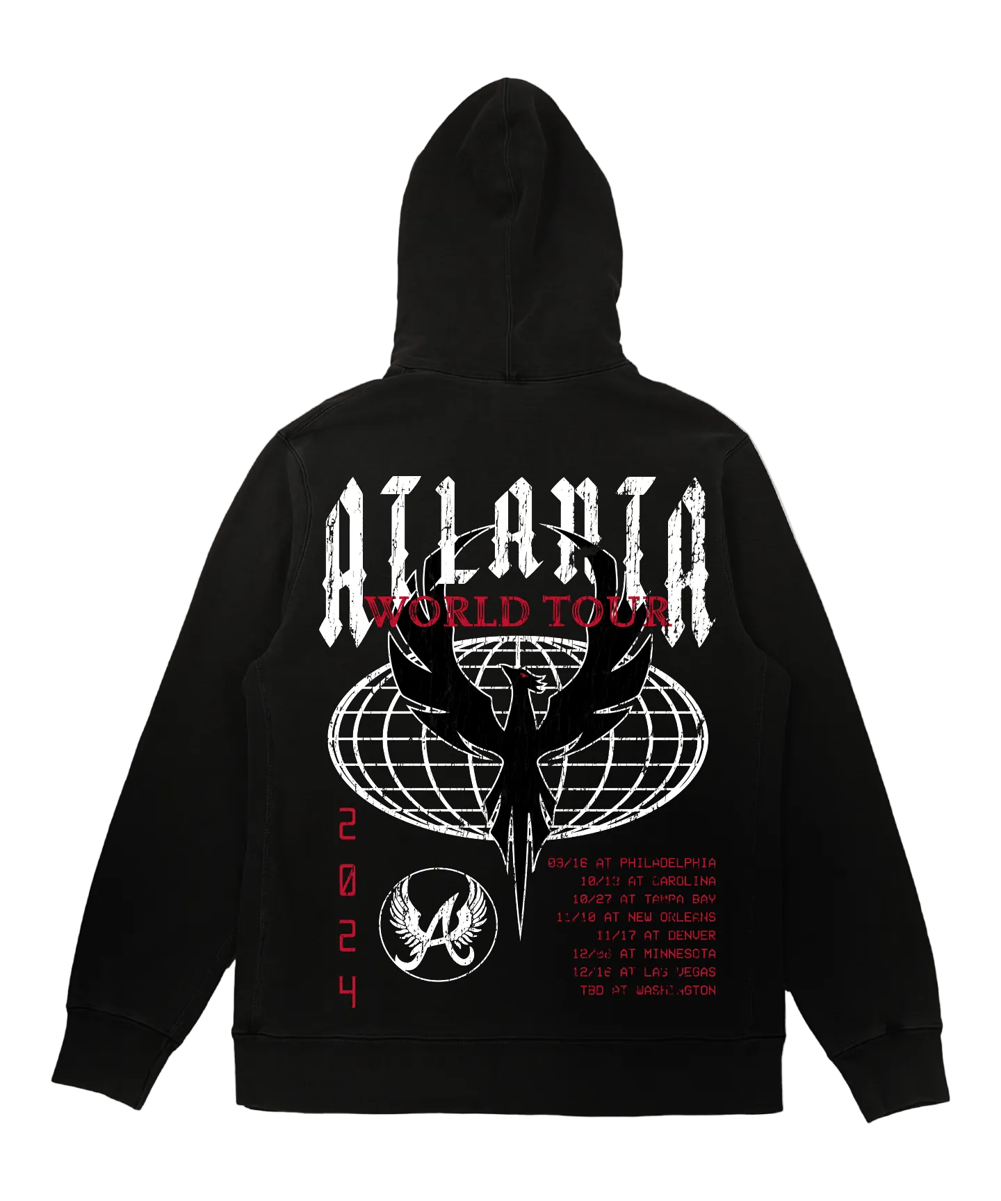 Atlanta World Tour Black Hoodie