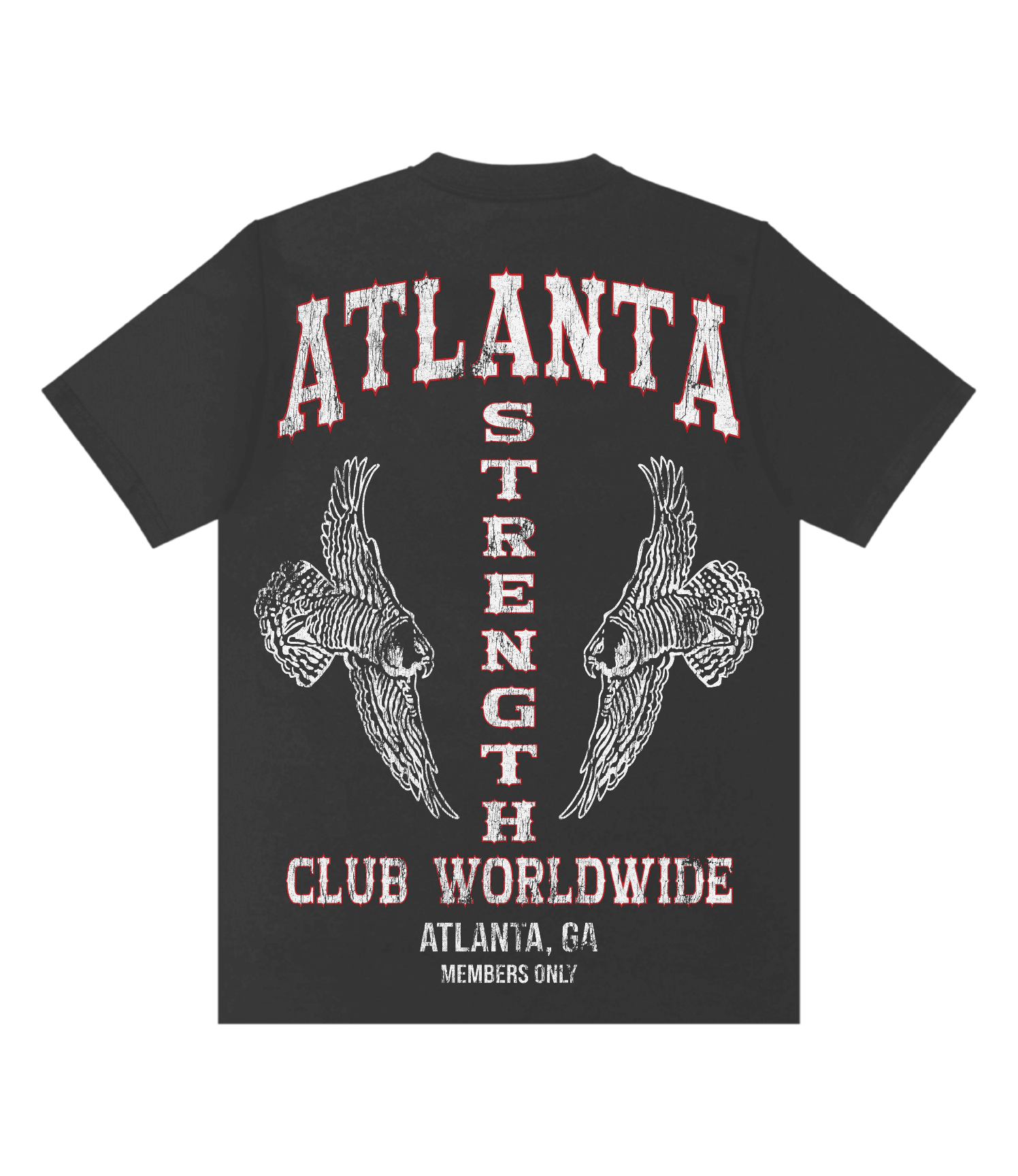 Atlanta Strength Club Black Tee