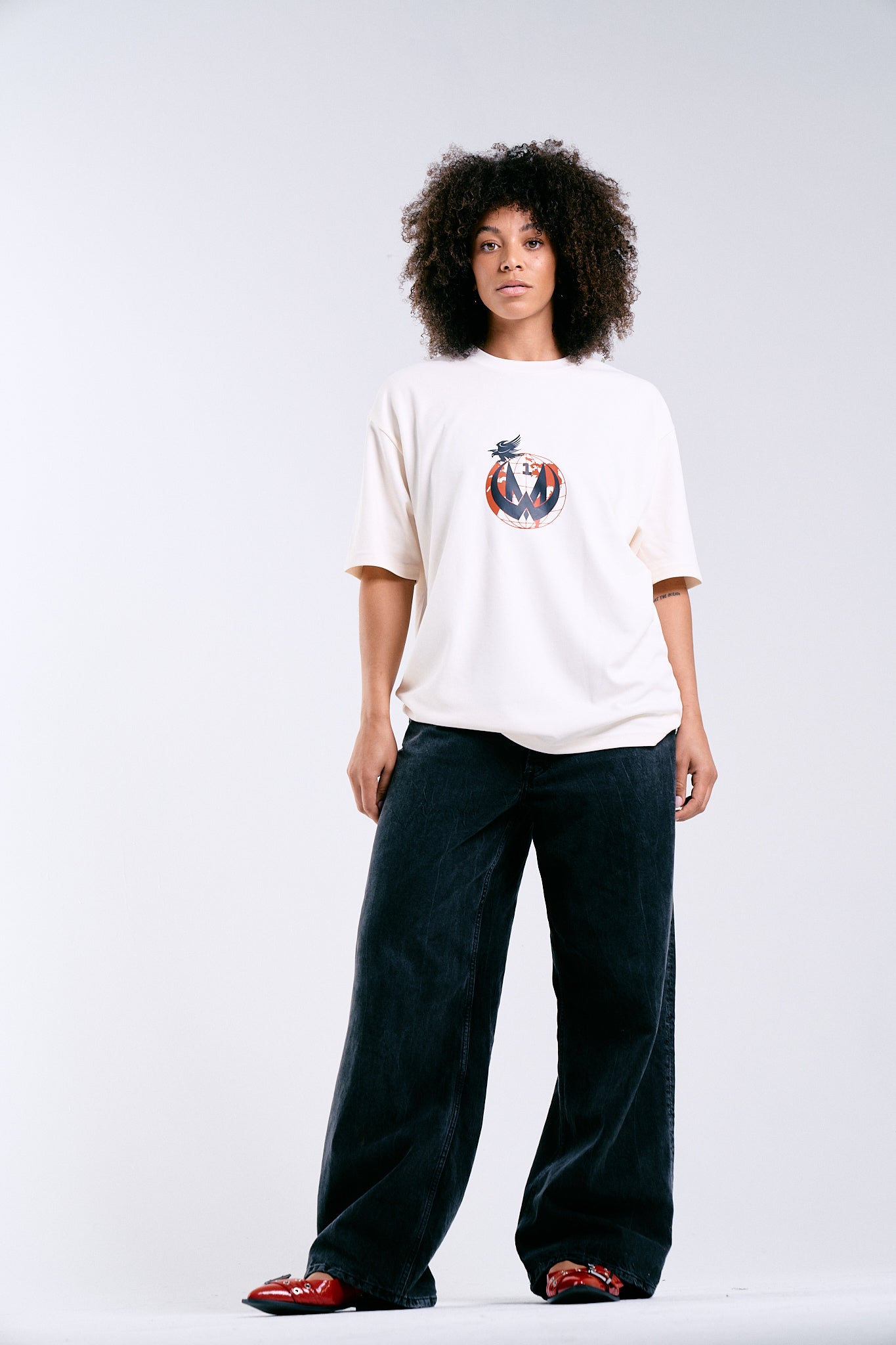 MooneyWorld: Moons and Galaxies Cream Tee