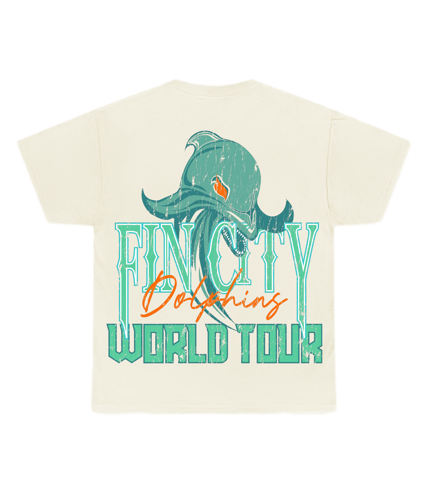 Miami Cream Fin City World Tour Tee