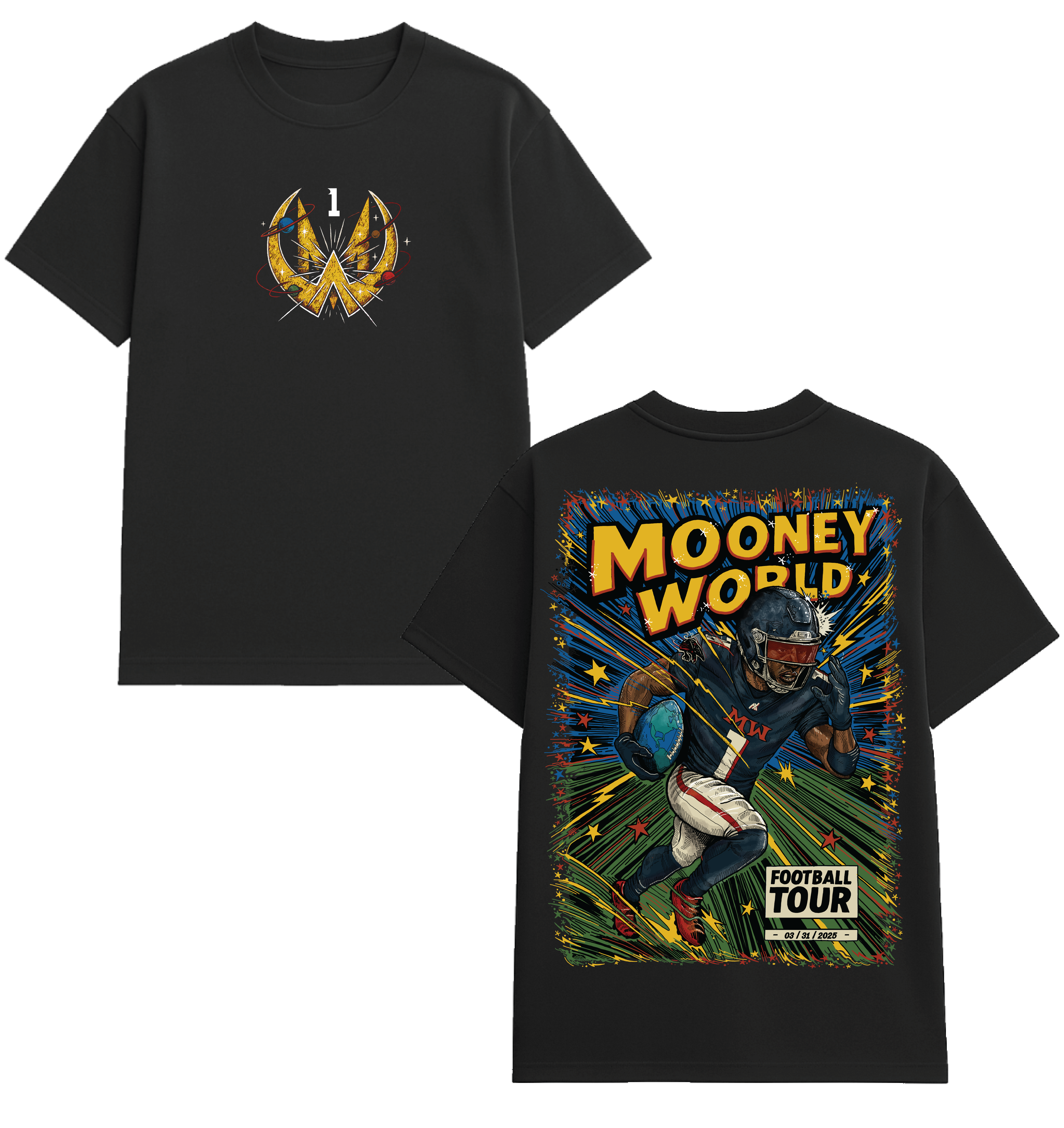 Mooney World Comic Book Tee