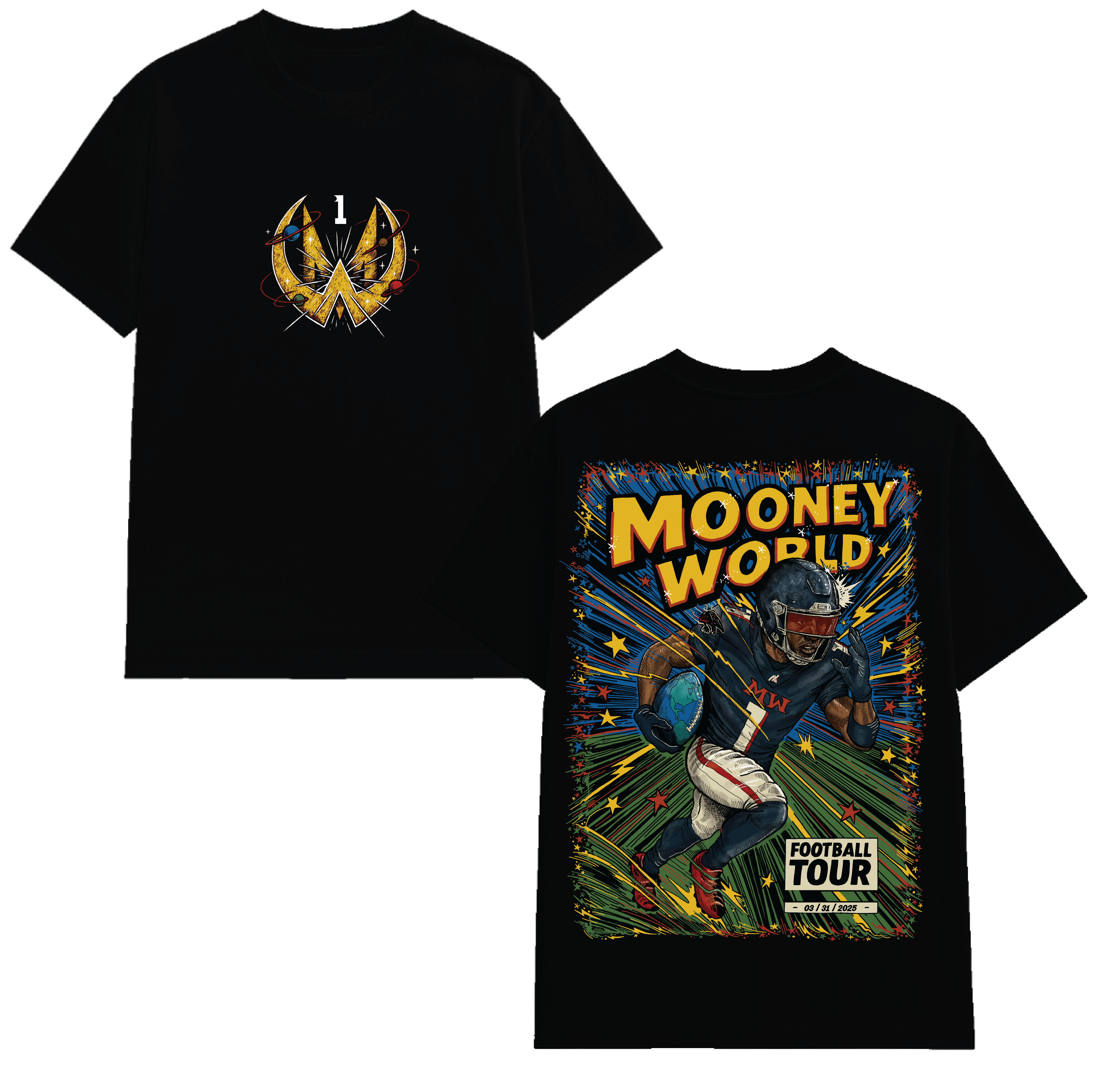 Mooney World Comic Book Tee