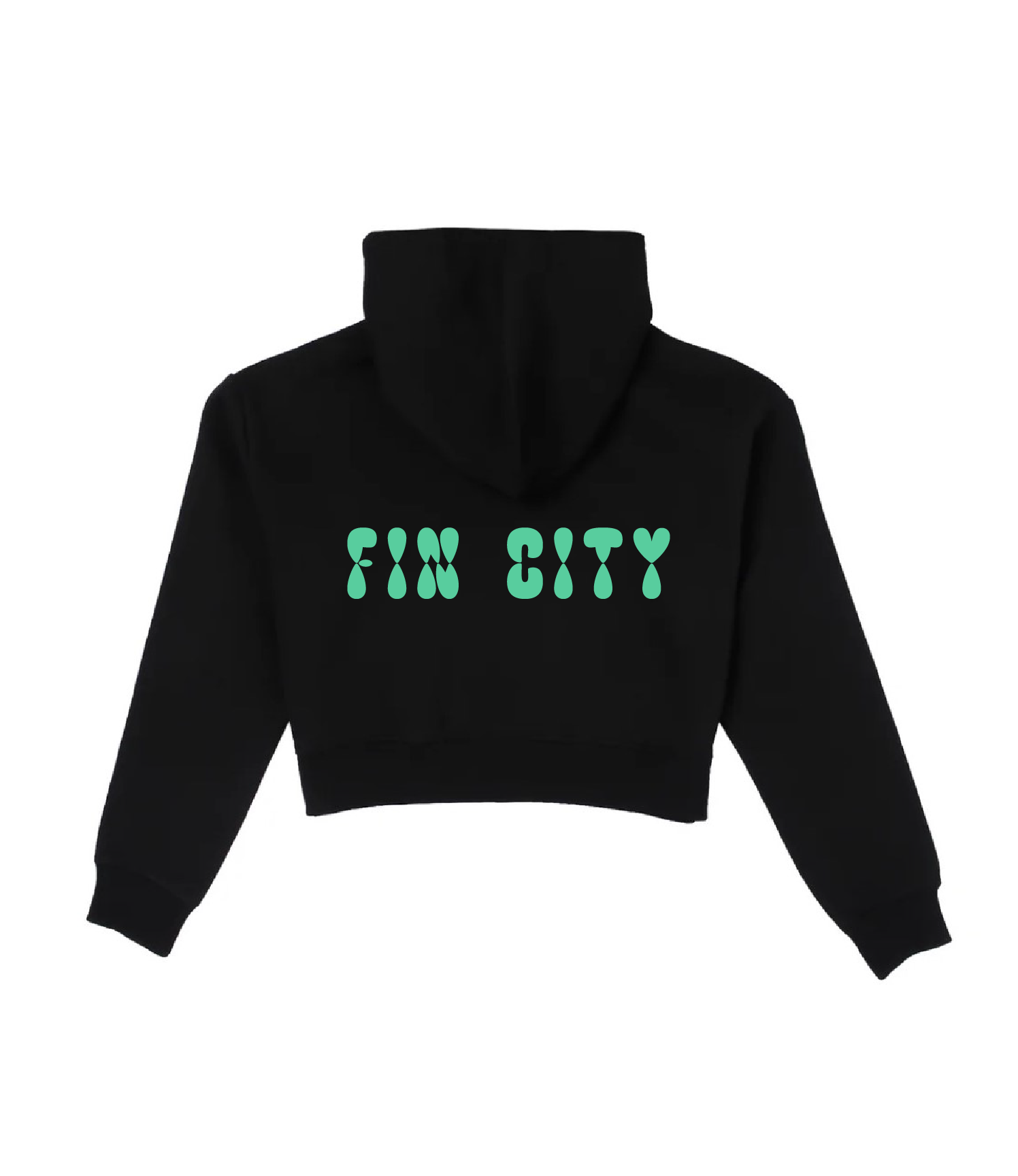 Sunny Side Miami: Cropped Hoodie