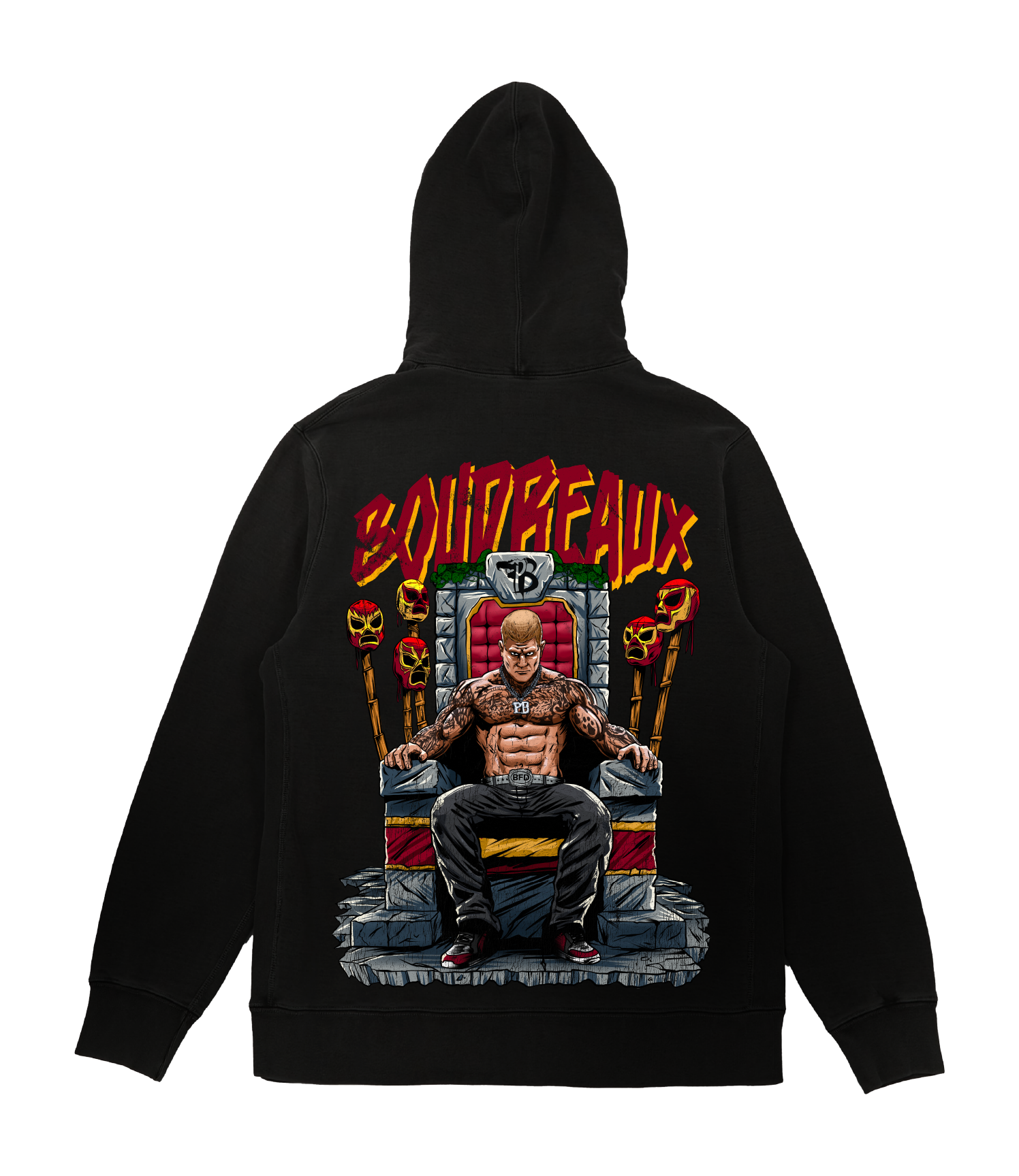 Parker Boudreaux Rojo Rey Temido Hoodie Black