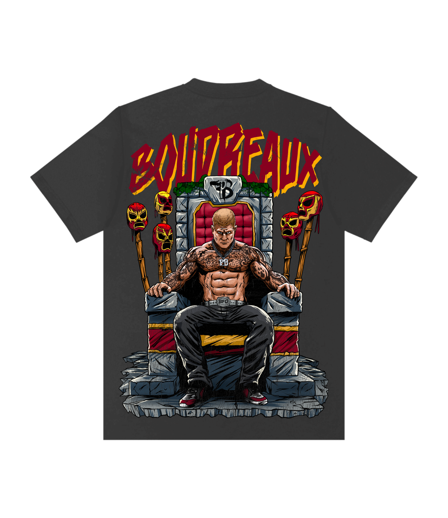 Parker Boudreaux Rojo Rey Temido Black Tee