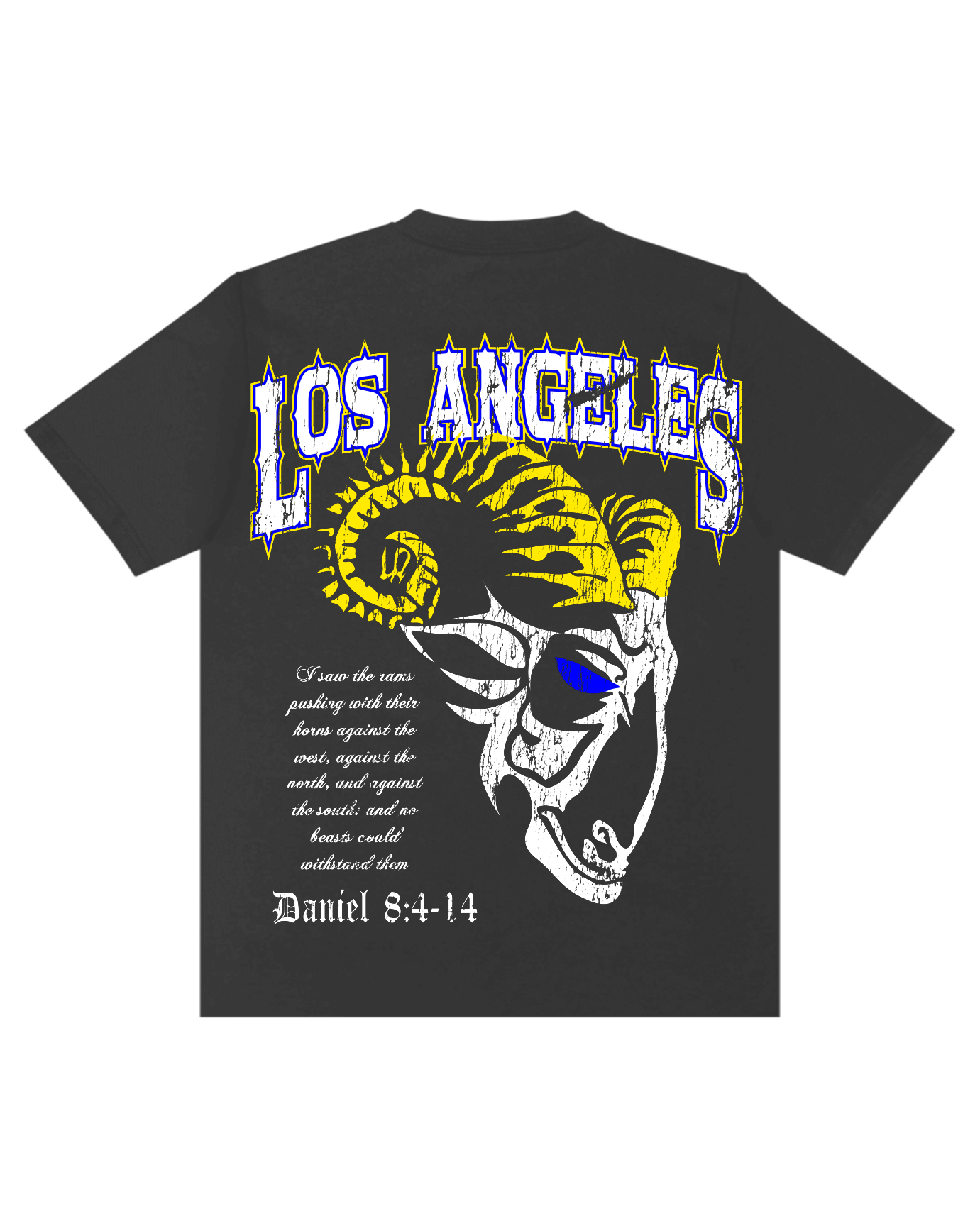 LA Rams Black Tee V1