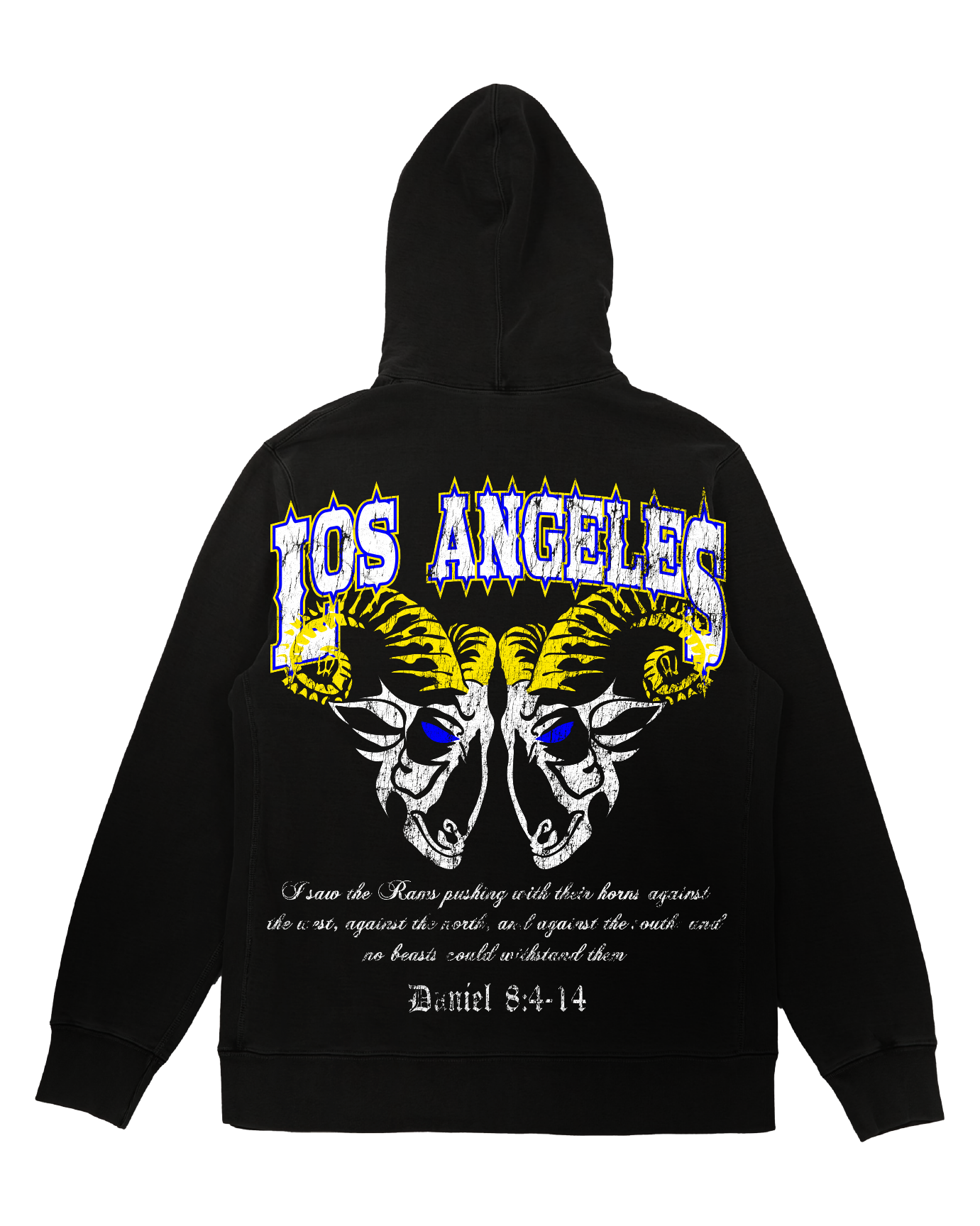 LA Rams Hoodie V2 Black