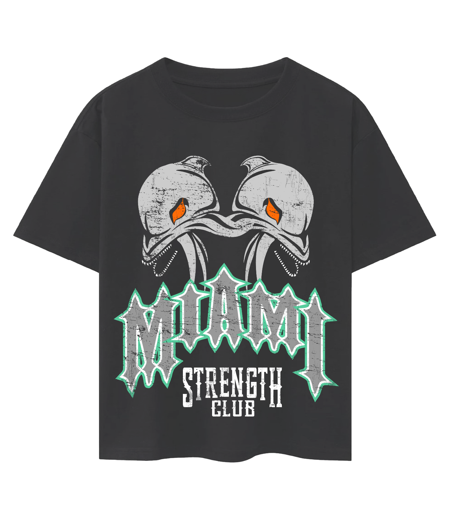 Miami Strength Club Black Tee