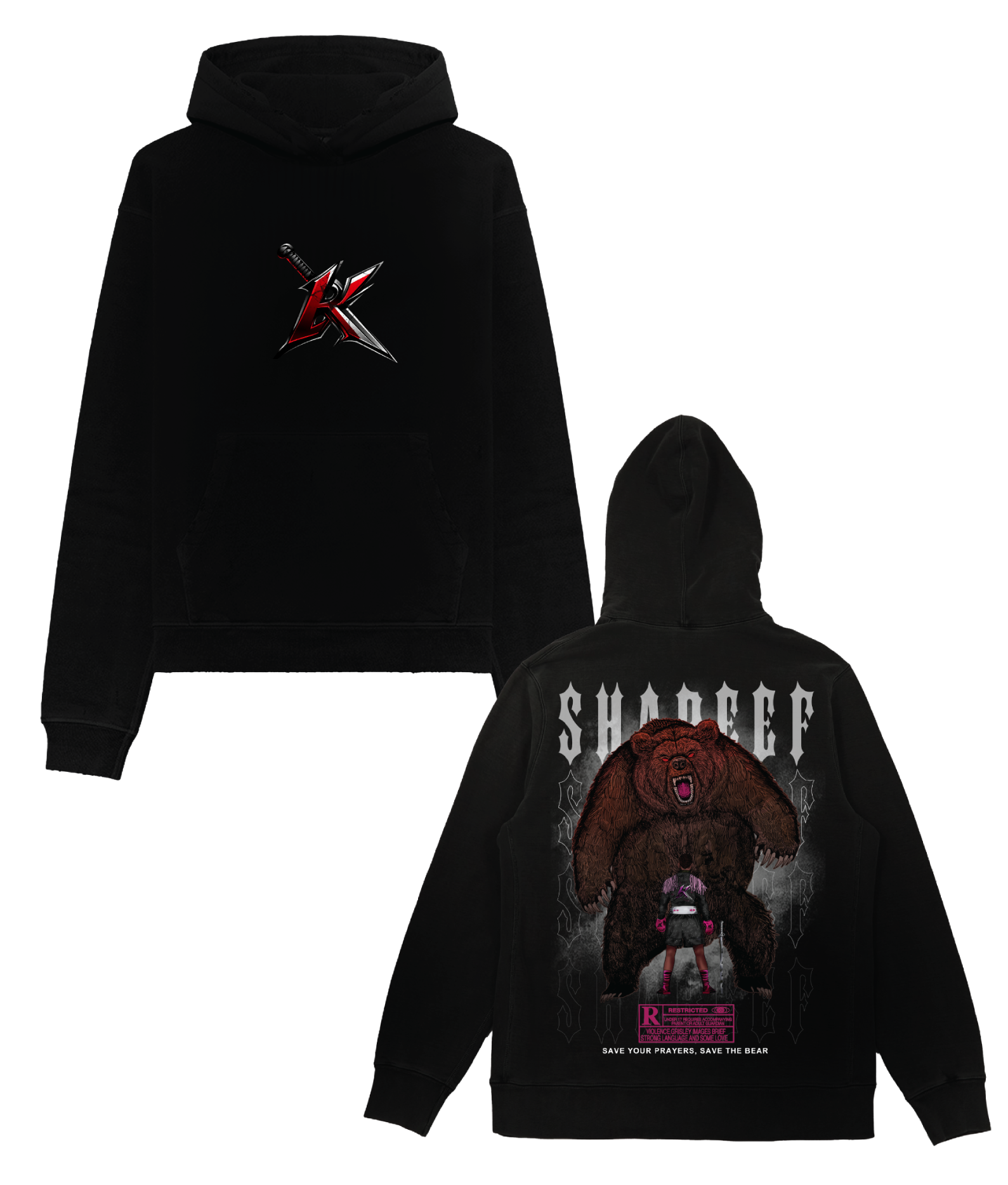 Steven Shareef: Killer Bear Hoodie