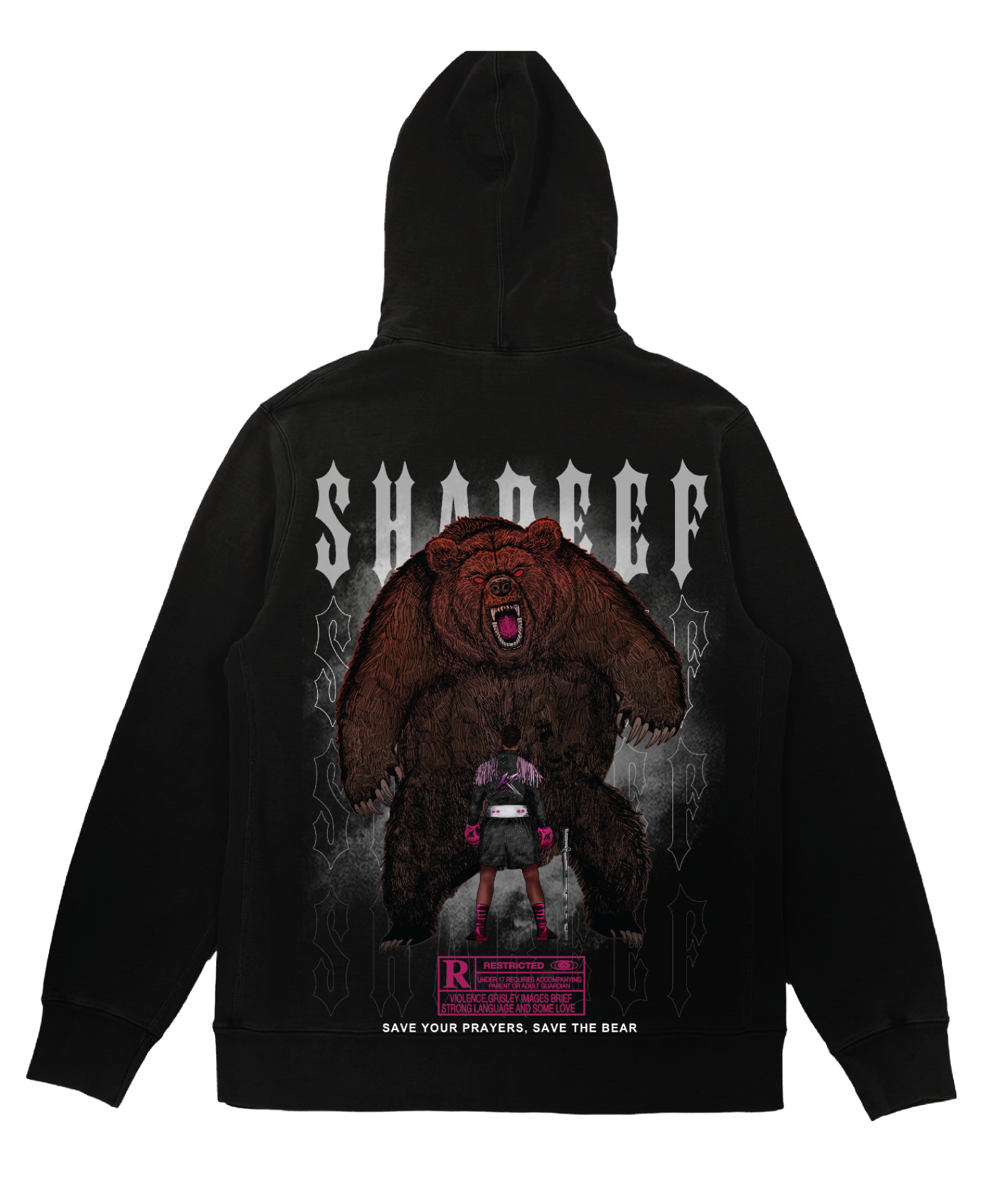 Steven Shareef: Killer Bear Hoodie